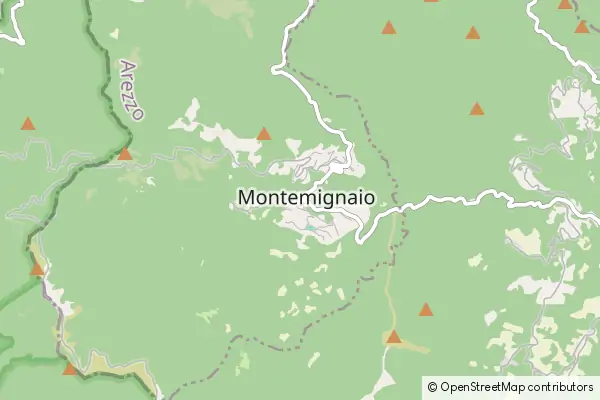 Mapa Montemignaio