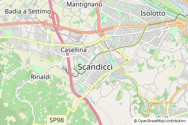 Mapa Scandicci