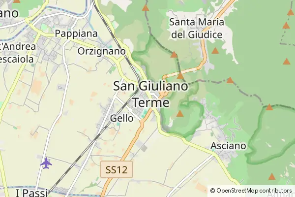 Mapa San Giuliano Terme