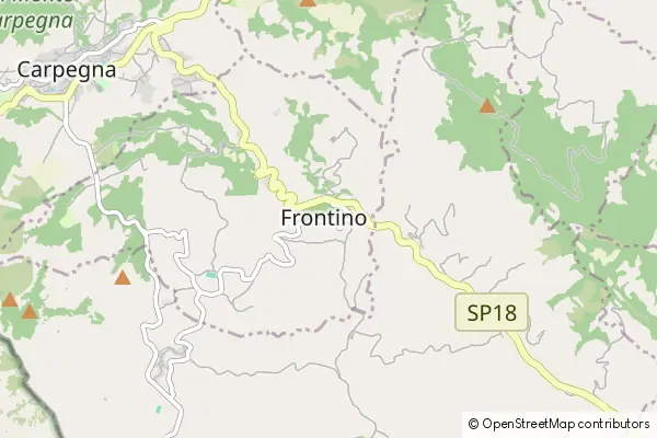 Mapa Frontino