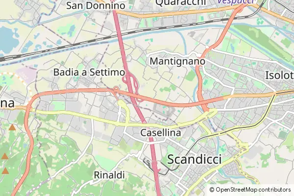 Mapa Castelnuovo d'Elsa