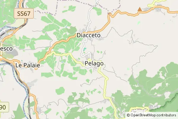 Mapa Pelago