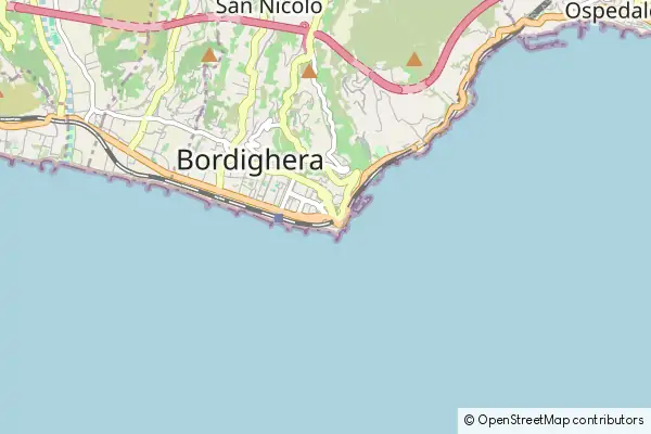 Mapa Bordighera