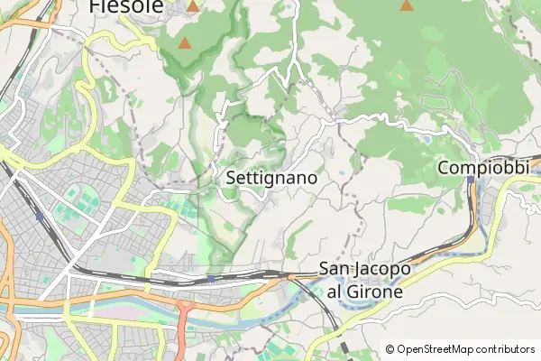 Mapa Settignano