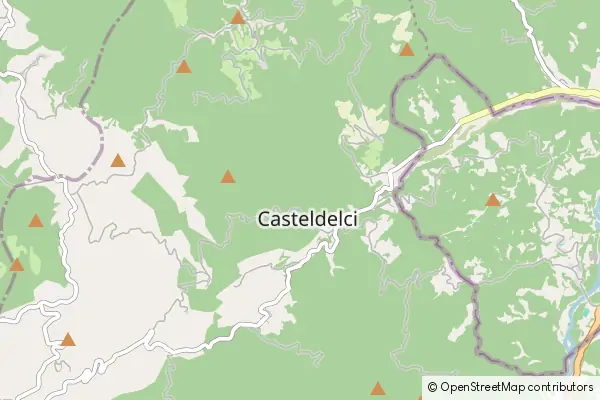 Mapa Casteldelci