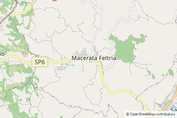 Mapa Macerata Feltria