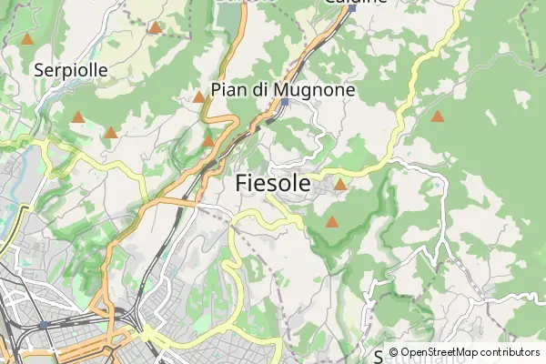 Mapa Fiesole