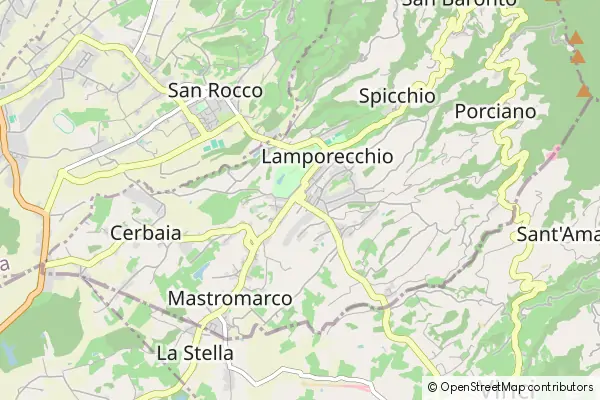 Mapa Lamporecchio