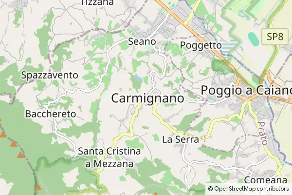 Mapa Carmignano