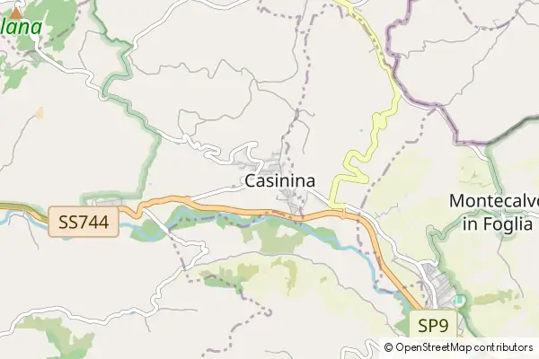 Mapa Casinina