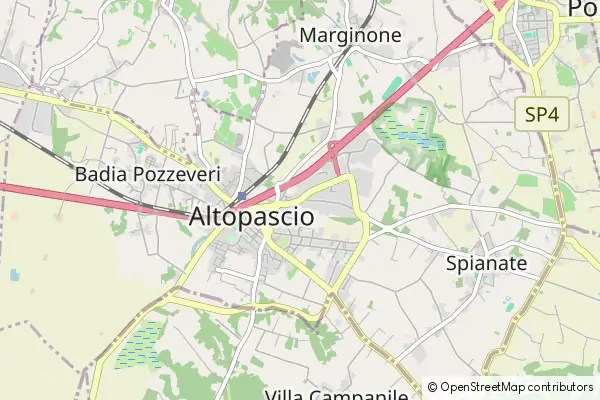 Mapa Altopascio