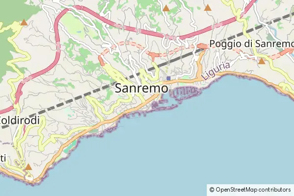 Mapa San Remo