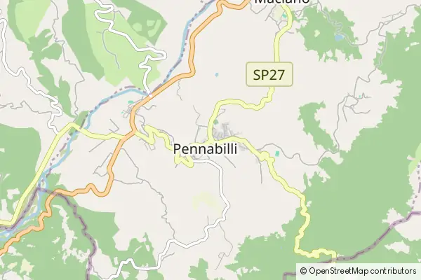 Mapa Pennabilli