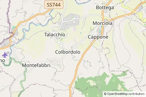 Mapa Colbordolo