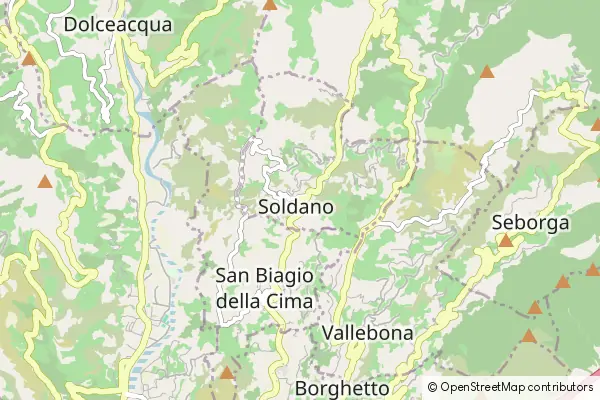 Mapa Soldano