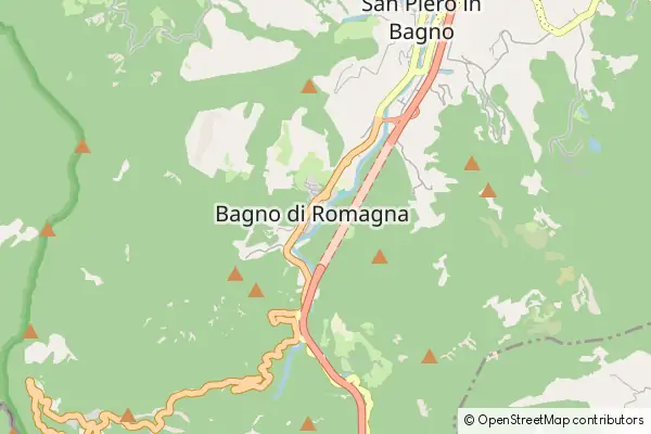 Mapa Bagno di Romagna