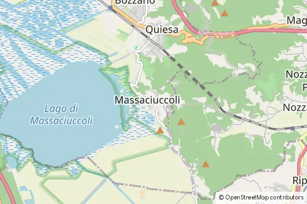 Mapa Massaciuccoli