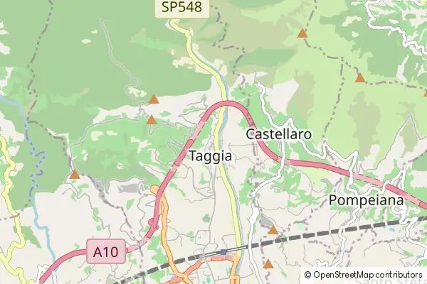 Mapa Taggia