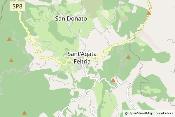 Mapa Sant'Agata Feltria