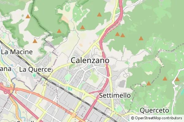 Mapa Calenzano