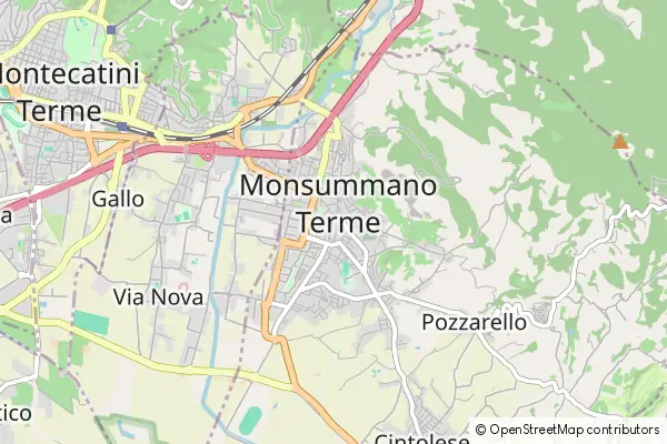 Mapa Monsummano Terme