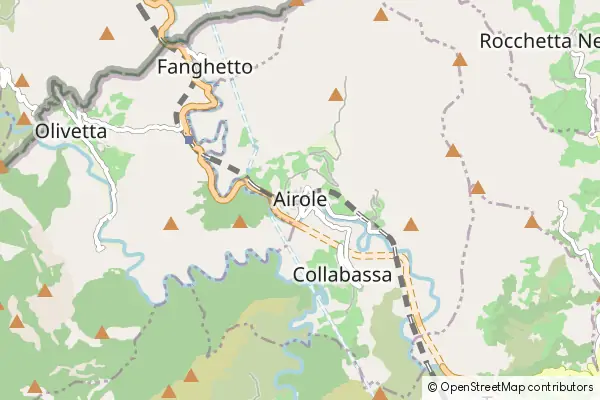 Mapa Airole