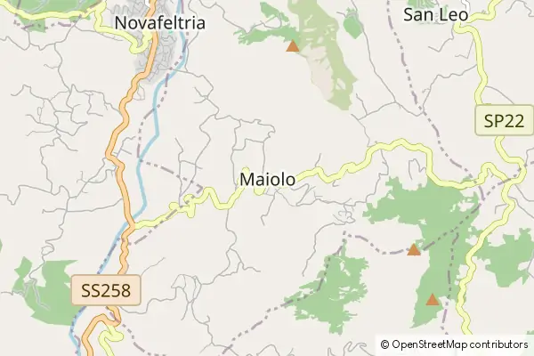 Mapa Maiolo