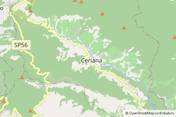 Mapa Ceriana