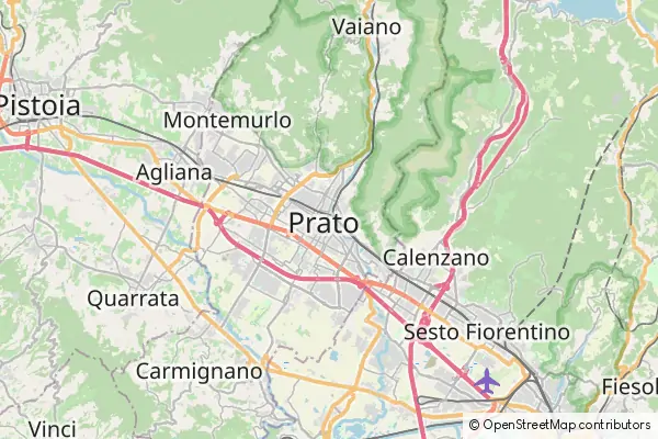 Mapa Prato