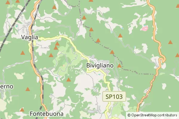 Mapa Bivigliano