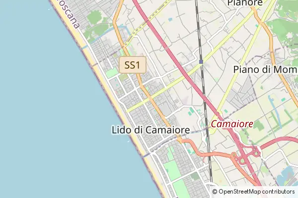 Mapa Lido di Camaiore