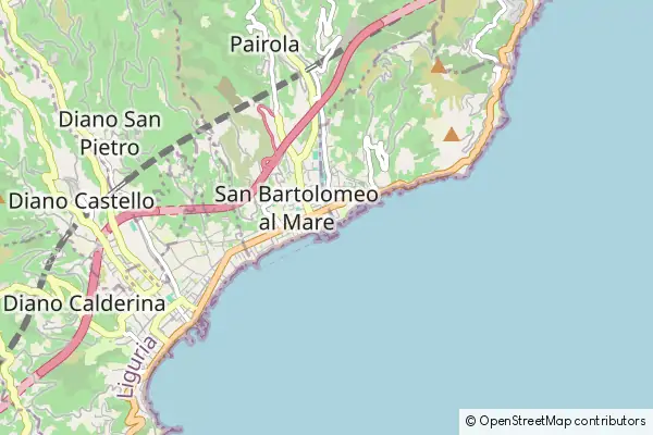 Mapa San Bartolomeo al Mare