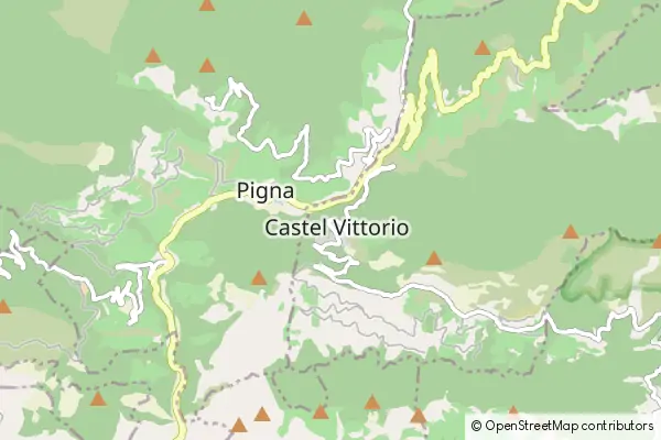 Mapa Castel Vittorio