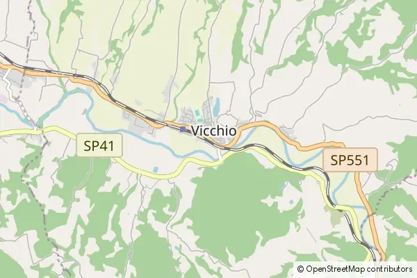 Mapa Vicchio