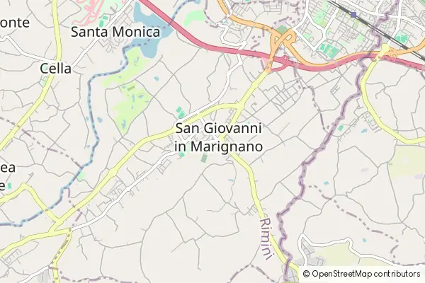 Mapa San Giovanni in Marignano