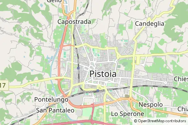 Mapa Pistoia