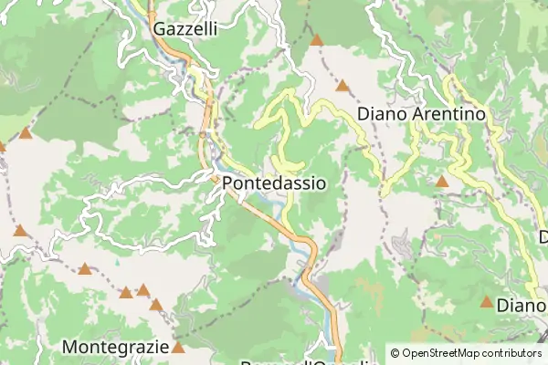 Mapa Pontedassio