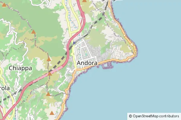 Mapa Andora