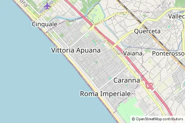 Mapa Forte dei Marmi