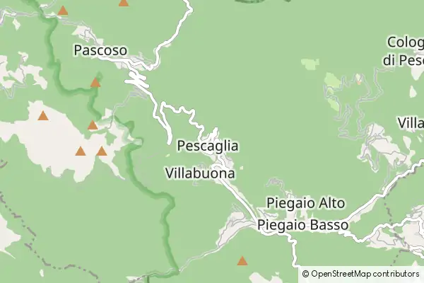 Mapa Pescaglia