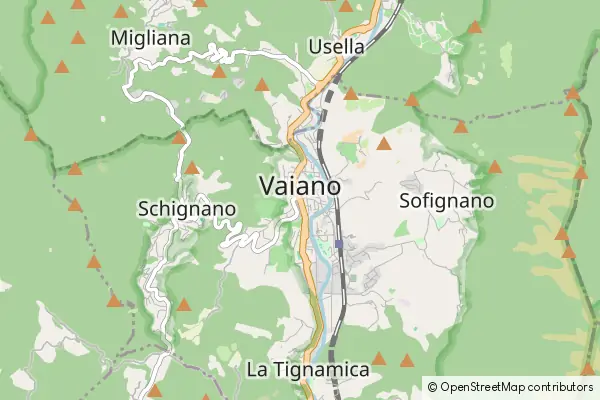 Mapa Vaiano