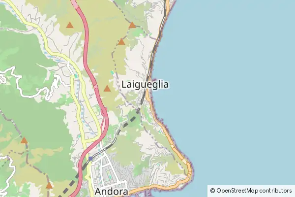 Mapa Laigueglia