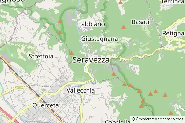 Mapa Seravezza