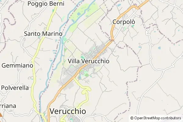 Mapa Villa Verucchio