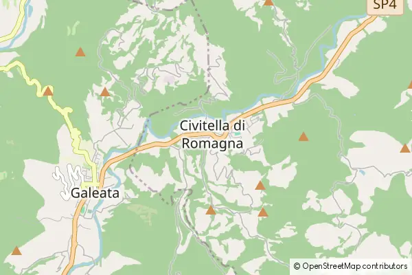 Mapa Civitella di Romagna