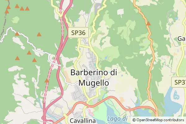 Mapa Barberino di Mugello