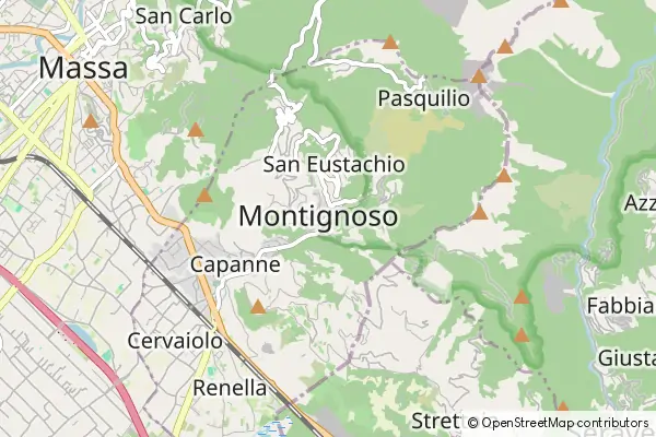 Mapa Montignoso