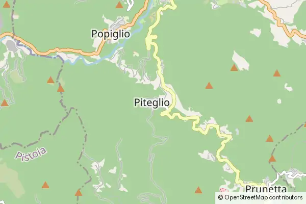 Mapa Piteglio