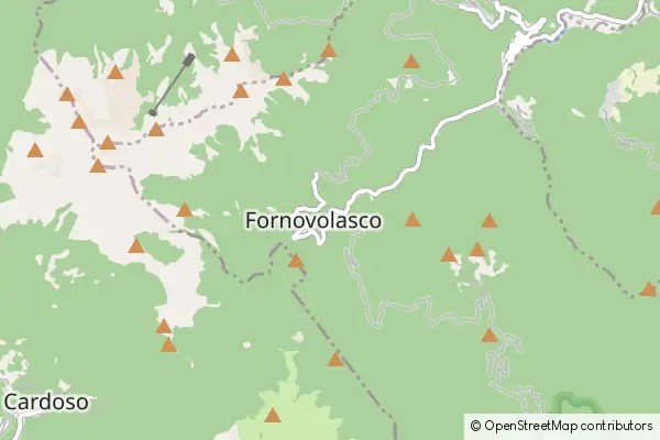 Mapa Fornovolasco