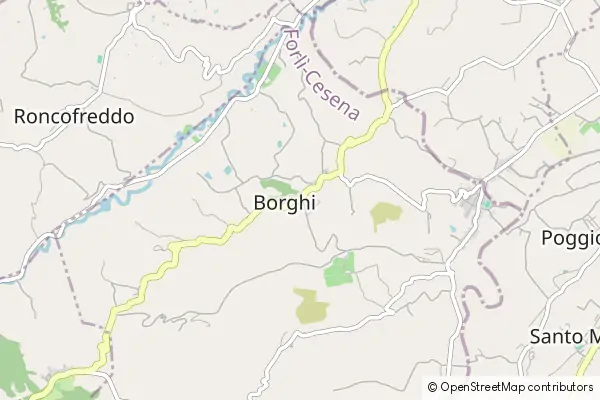 Mapa Borghi